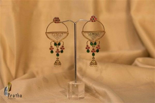 Liquid Glass Painting Earrings-1