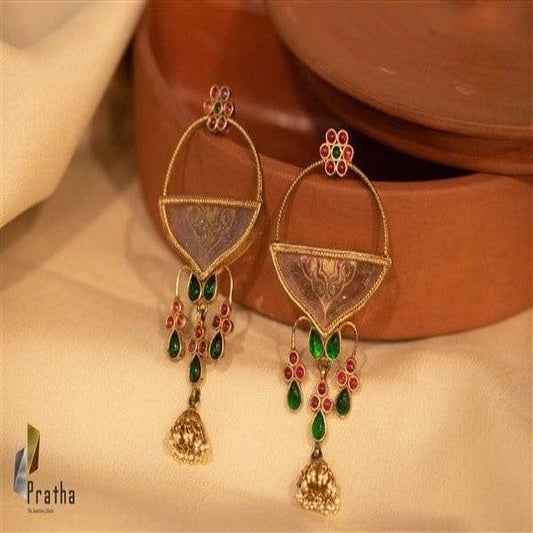Liquid Glass Painting Earrings-0